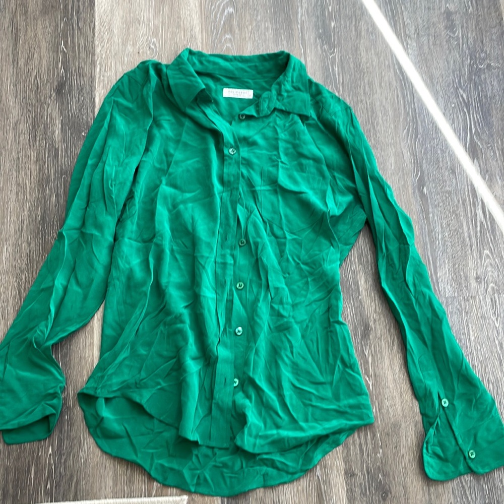 Equipment button down blouse
